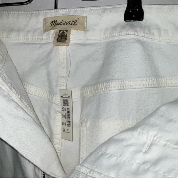 MADEWELL THE CURVEY PERFECT VINTAGE JEAN WHITE SIZE 32 TALL - Picture 6 of 9
